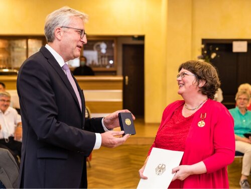 Michaela Fritsch Verleihung Bundesverdienstkreuz